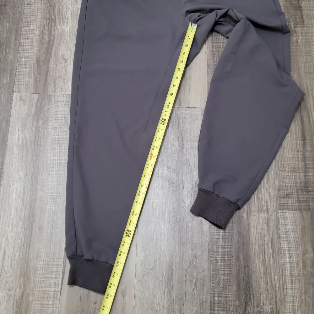 Figs Gray Jogger Sweatpants with Tapered Legs